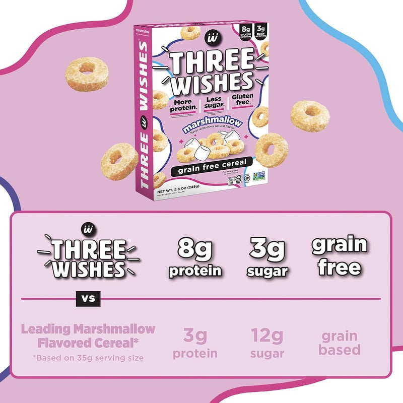 Three Wishes Grain-Free Marshmallow Cereal - 6-Pack, 8.6 oz Each - Image 4